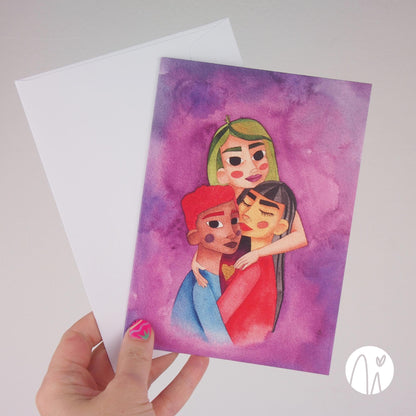 Women's Day Greeting Card — Feminist Art Card